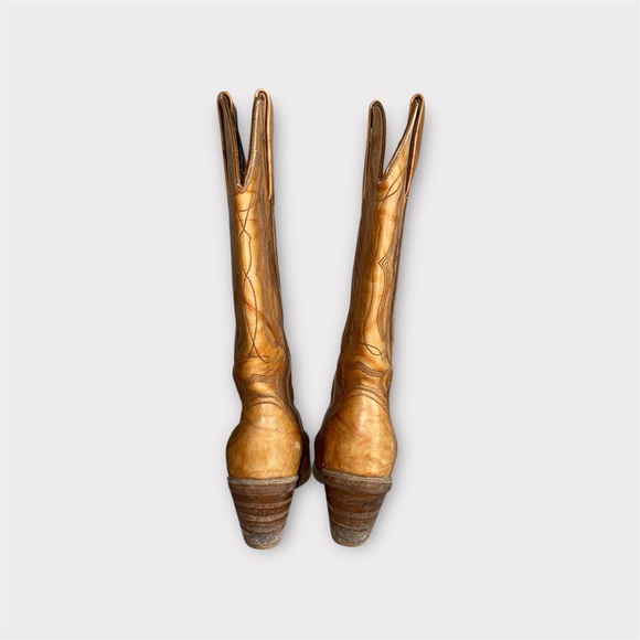 Vintage Leather Miss Capezio Country Western Cowgirl Boots size W7.5 - Picture 4 of 10